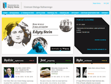 Tablet Screenshot of edytastein.org.pl